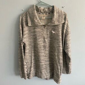 PINK Victoria's Secret Heathered Gray Pullover